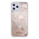 Funda Protector Case Guess Glitter Gold iPhone 12 Pro/12
