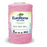 Barbante Euroroma Big Cone 4/6 Cores 1,8kg Cor 510 - Rosa Bebe