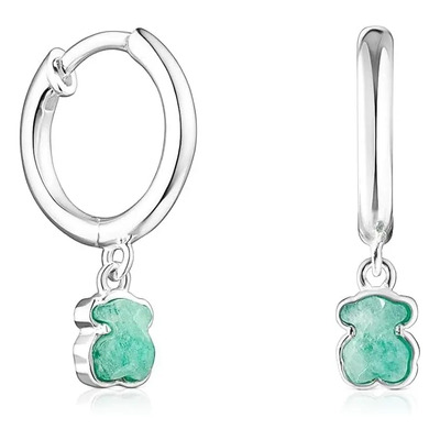 Tous Aretes De Plata De Primera Ley Para Mujer, 0,46cm