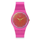 Reloj Swatch Gent So28p110 Fantastic Fucsia Agente Oficial 