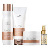 Kit Fusion Sh 250ml + Cond 200ml + Masc 150ml + Óleo 30ml