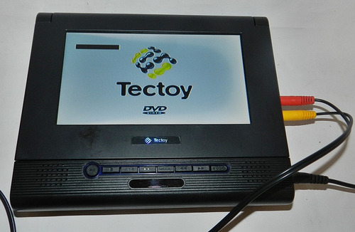 Dvd Portátil Tectoy Original Com Fonte E Carregador P Carro