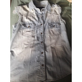 Camisa Jean Sin Mangas Estancias Chiripa