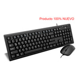 Teclado Y Mouse Alambricos Incluye Letra Enie