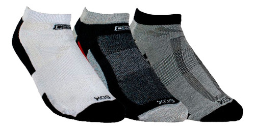 Medias X3 Sox Tripack Deportiva Caña Corta Running Techsport