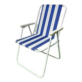 Silla Camping Plegable, Paseos, Playa Color Azul