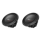 Par Subwoofer Pioneer Ts-w312d4 12 Pulgadas 1600w Max 4 Ohm 