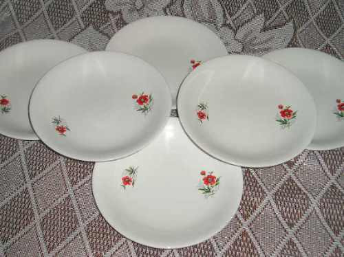 625- Juego De 6 Platos 19 Cm Essex Postre Fiambres