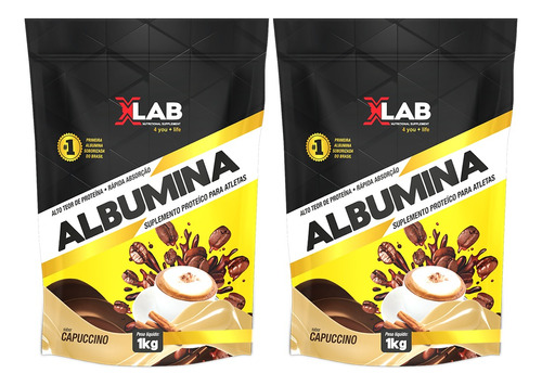 Combo 2x Albumina 1kg Xlab (sabores) Promoção