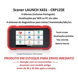 Scanner Launch Lançamentox431 Crp123e Português