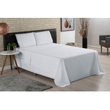 Kit Roupa De Cama Completo 4 Peças Casal Queen 400 Fios