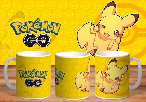 Taza - Tazón De Cerámica Sublimada Pokemon Go: Pikachu