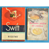 Lote X2 Cocina Antigua Swift Recetas Utiles Copetines Carne