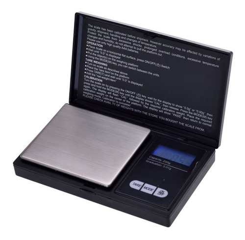 Balanza Digital Precision 0,01 G A 200 G Joyeria Con Tapa 