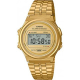 Relógio Casio Vintage Digital Feminino Dourado Social Aço