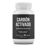 Natural Wisdom Carbon Activado - 180 Caps - 500mg - Sin Sabor