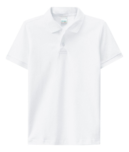 Camiseta Polo Infantil Menino Em Piquet Malwee Kids