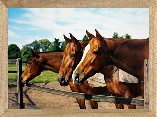 Caballos , Cuadros, Poster, Afiche       P859