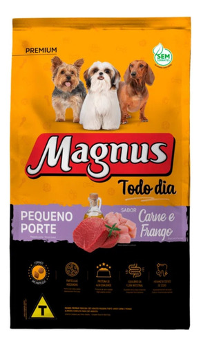 Ração Magnus Todo Dia Cães Porte Pequeno Carne/frango 15kg