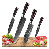 Cuchillo De Chef Profesional, Juego De 4