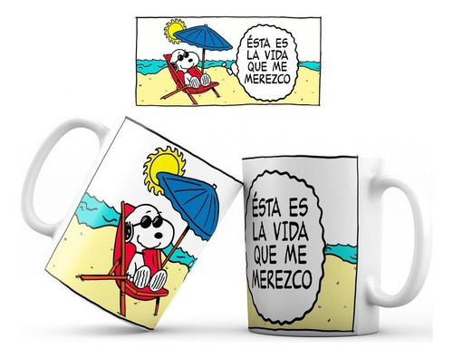 Pocillo Mug - Snoopy From Peanuts