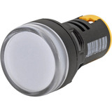 Sinaleiro Led 22mm Branco 250vca L20-ar2-wp Metaltex