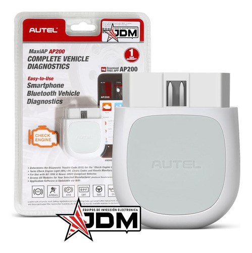 Escaner Autel Maxi Ap200 Bluetooth Obd2 Diagnostico Full