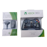 Control Inalámbrico Xbox 360 + Kit Carga Y Juega 4 Colores