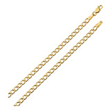 Corrente Colar Cordão Masculino Grumet Ouro 18k 60cm 3,90mm