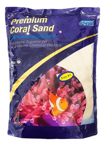 Substrato Aqua Ocean Premium Coral Sand #1 5kg Aragonita