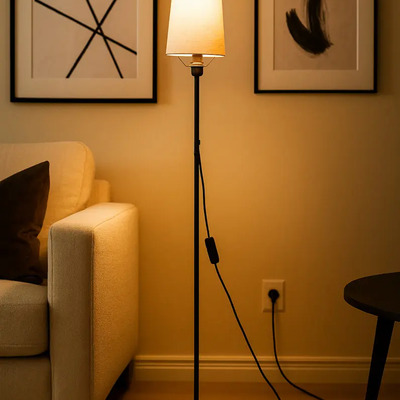 Luminária De Chão Abajur 3 Modos Luz Moderno 1,70 Cm Tamanho Ajustável Para Quarto Sala Jantar Casal Infantil Juvenil Em Pé Piso Mesa Cabeceira Criado Mudo Luminarias Abajures Na Tomada Usb Via Flix | Frete grátis