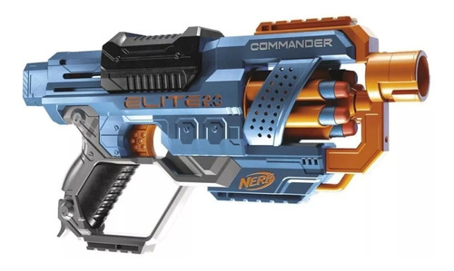 Nerf Elite 2.0 Commander Rd6 Pistola Dardos Juguete Hasbro