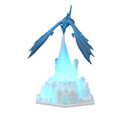 Lámpara Con Forma De Dragón Que Respira Fuego Impresa En 3d,