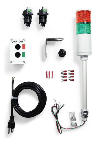 Signaworks Led 2 Light Steady Andon Tower Light Kit - Solo P