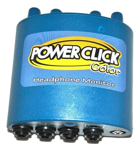 Amplificador De Fone 2 Canais Power Click Color Blue 110v/220v