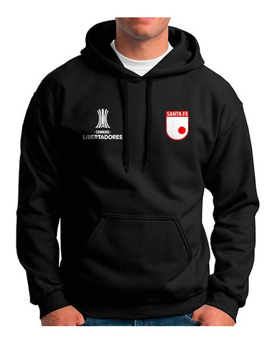 Buzo Hoodie Capota Independiente Santa Fe Copa Libertadores