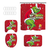 Muyier 4pcs Set De Baño De Navidad Multitud De Motivos