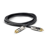 Cabo Para Subwoofer 100% Cobre Blindado Conector Rca 5m