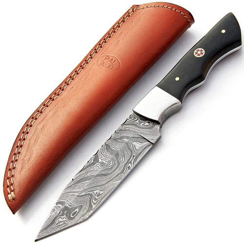 Cuchillo De Caza Acero Damasco Pal 2000 Knives De 9 
