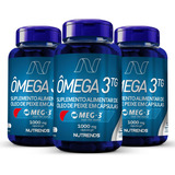 Combo Ômega 3 Óleo De Peixe 1000mg  Nutrends  360 Cápsulas