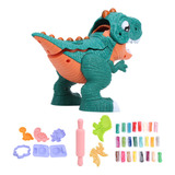 Molde De Plastileno Con Forma De Dinosaurio, 24 Colores, Jug