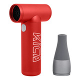 Kica Jetfan Mini Soprador De Ar Sem Fio Turbo 87000rpm Cor Vermelho