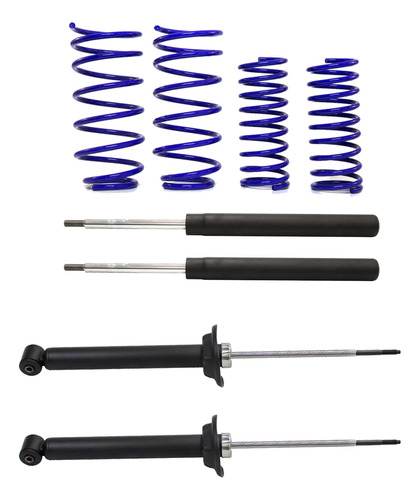 Amortiguadores,resortes Ag Kit Vw Pointer 1996-2011 8 Piezas