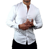 Camisa Hombre Cuello Mao