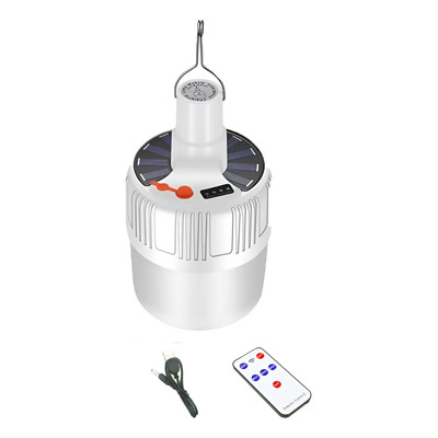 Foco Recargable Led Lamparas Solar Emergencia 120w Portatil Color Blanco | Meses sin interés