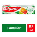 Pasta Dental Colgate Natural Extracts Reinforced Defense Citrus 87ml