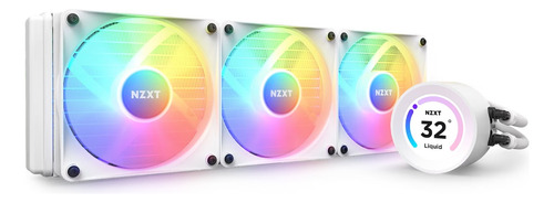 Enfriamiento Liquido Nzxt Kraken Elite Rgb 3x120mm Blanco