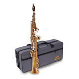 Sax Soprano Dominante Bb Dourado