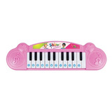 Teclado Piano Musical Bebê Brinquedo Infantil Divertido Rosa