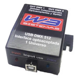  Interface Usb Dmx 512 2 Salidas Opto Aisladas Tipo Splitter